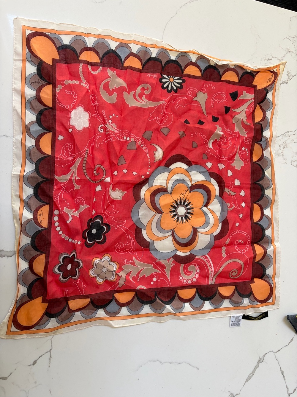 Emilio Pucci cotton scarf